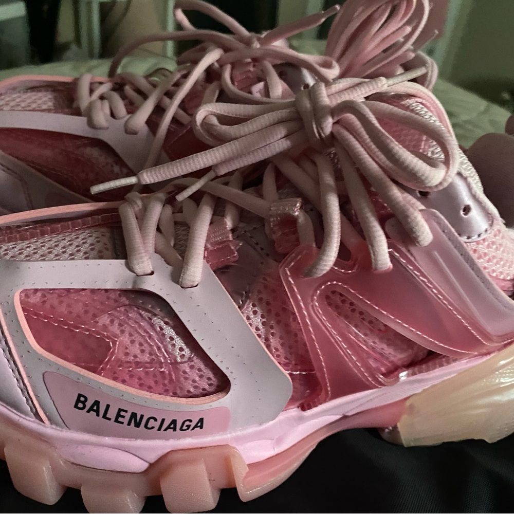 Balenciaga Women's Vibrant Pink Sneakers